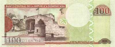 Dominikanische Republik - 100  Pesos Oro (#171c_UNC)