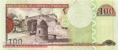 Dominikanische Republik - 100  Pesos Oro (#171d_UNC)