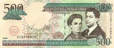 Dominican Republic - 500  Pesos Oro (#172b_UNC)