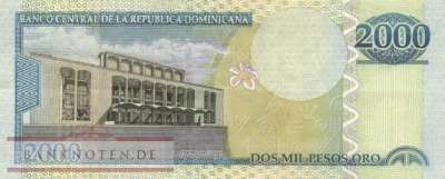 Dominican Republic - 2.000  Pesos Oro (#174b_VF)