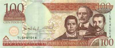Dominikanische Republik - 100  Pesos Oro (#177b_UNC)