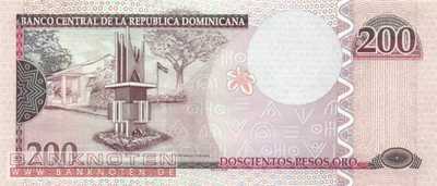 Dominican Republic - 200  Pesos Oro (#178a_UNC)