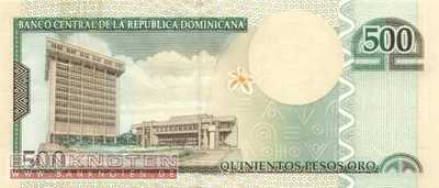 Dominican Republic - 500  Pesos Oro (#179c_UNC)