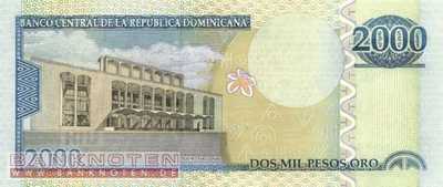 Dominikanische Republik - 2.000  Pesos Oro (#181a_UNC)
