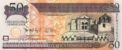 Dominican Republic - 50  Pesos Dominicanos (#183b_UNC)