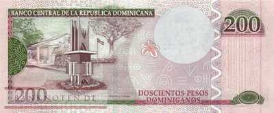 Dominican Republic - 200  Pesos Dominicanos (#185_UNC)