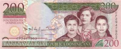 Dominican Republic - 200  Pesos Dominicanos (#185_UNC)