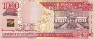 Dominican Republic - 1.000  Pesos Dominicanos (#187c_UNC)