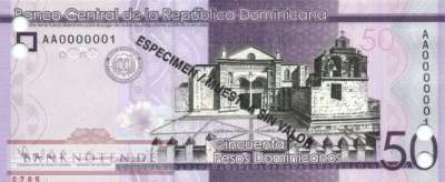 Dominikanische Republik - 50  Pesos Dominicanos - SPECIMEN (#189aS_UNC)