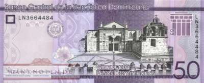 Dominikanische Republik - 50  Pesos Dominicanos (#189e_UNC)