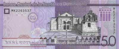 Dominikanische Republik - 50  Pesos Dominicanos (#189f_UNC)