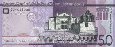 Dominican Republic - 50  Pesos Dominicanos (#189i_UNC)