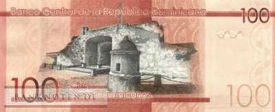 Dominikanische Republik - 100  Pesos Dominicanos (#190a_UNC)