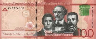 Dominican Republic - 100  Pesos Dominicanos (#190f_UNC)