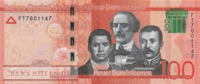 Dominikanische Republik - 100  Pesos Dominicanos (#190i_UNC)