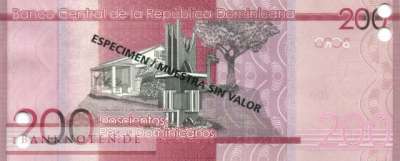 Dominikanische Republik - 200  Pesos Dominicanos - SPECIMEN (#191cS_UNC)