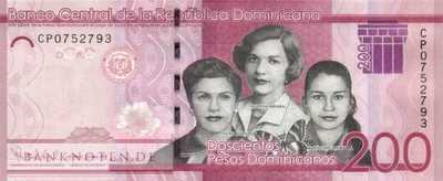 Dominikanische Republik - 200  Pesos Dominicanos (#191d_UNC)