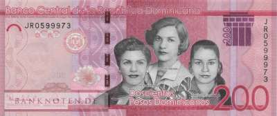 Dominikanische Republik - 200  Pesos Dominicanos (#191i_UNC)