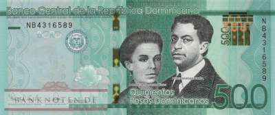 Dominikanische Republik - 500  Pesos Dominicanos (#192g_UNC)