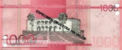 Dominikanische Republik - 1.000  Pesos Dominicanos - SPECIMEN (#193cS_UNC)