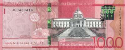 Dominikanische Republik - 1.000  Pesos Dominicanos (#193f_UNC)