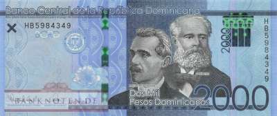 Dominikanische Republik - 2.000  Pesos Dominicanos (#194h_UNC)