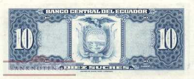 Ecuador - 10  Sucres (#109-LE-78_UNC)