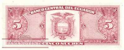 Ecuador - 5  Sucres (#113c-HQ-U2_UNC)
