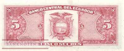Ecuador - 5  Sucres (#113c-HU-U2_UNC)