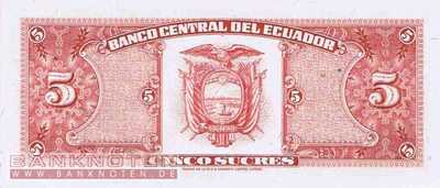 Ecuador - 5  Sucres (#113d-ID_UNC)