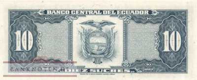 Ecuador - 10  Sucres (#114b-LF-U1_UNC)