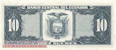 Ecuador - 10  Sucres (#121-LN-U2_UNC)