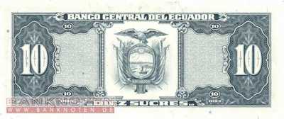 Ecuador - 10  Sucres (#121-LO_UNC)