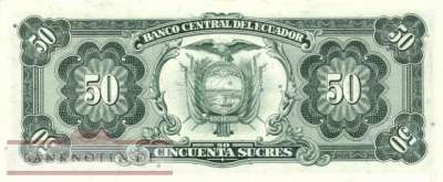 Ecuador - 50  Sucres (#122a-TY_UNC)