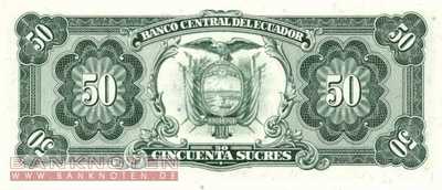 Ecuador - 50  Sucres (#122a-TZ_UNC)
