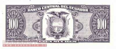 Ecuador - 100  Sucres (#123Aa-WB_UNC)