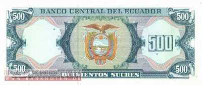 Ecuador - 500  Sucres (#124Aa-GX_UNC)