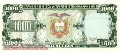 Ecuador - 1.000  Sucres (#125b-IZ_UNC)