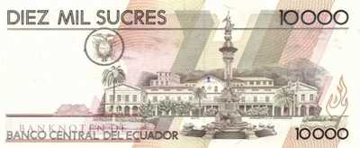 Ecuador - 10.000  Sucres (#127b-AM_UNC)