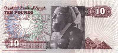 Ägypten - 10  Pounds (#051d-86_UNC)