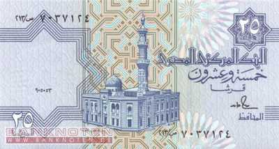 Ägypten - 25  Piastres (#057b-93-U18_UNC)