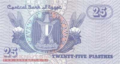 Ägypten - 25  Piastres (#057b-98-U19_UNC)
