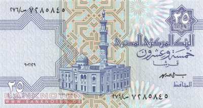 Ägypten - 25  Piastres (#057b-99-U19_UNC)