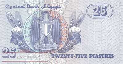 Ägypten - 25  Piastres (#057g_UNC)