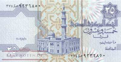 Ägypten - 25  Piastres (#057g_UNC)