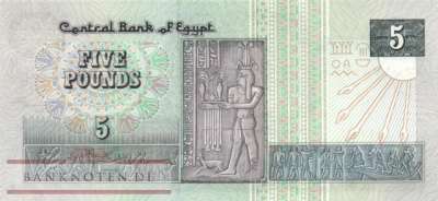 Ägypten - 5  Pounds (#059b-02_UNC)