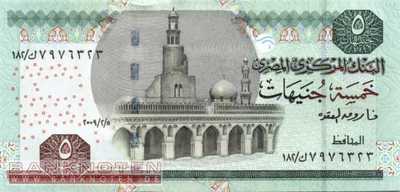 Ägypten - 5  Pounds (#063-09_UNC)