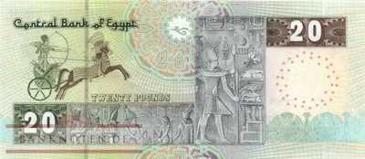 Ägypten - 20  Pounds (#065-06_UNC)