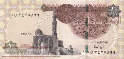 Ägypten - 1  Pound (#071-21_UNC)