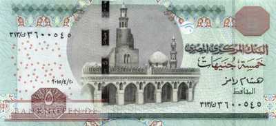Ägypten - 5  Pounds (#072-15-U1_UNC)